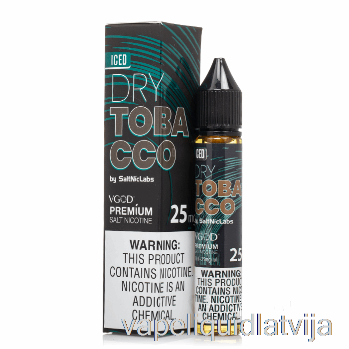 Ledus Sausa Tabaka - Vgod Saltnic - 30ml 25mg Vape šķidrums